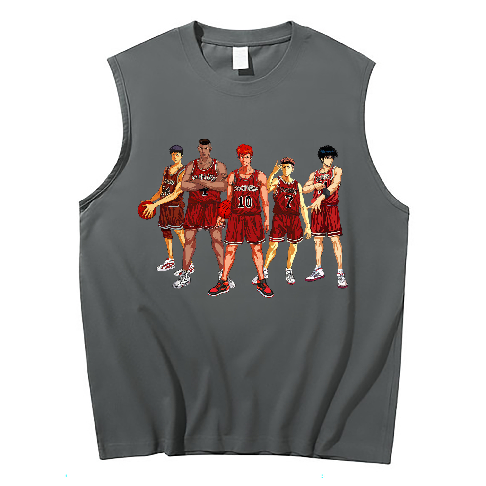 （画像用） SLAM DUNK／スラムダンク コットン100％タンクトップ（フロントプリント）